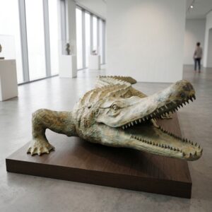 Waterspuwer Beeld Tuinbeeld 1940 Brons 2,90 m