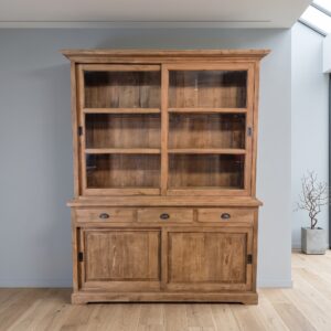 Vitrine Boekenkast Teak 1,74 m