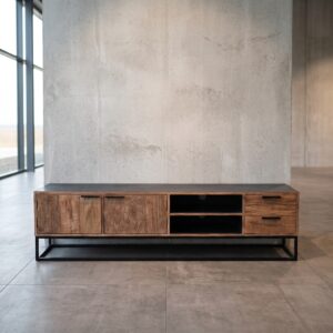 Lowboard TV-Meubel Teak 1,90 m