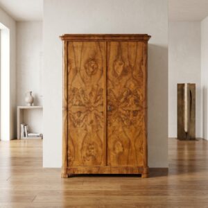 Kast Kledingkast Biedermeier 1830 Noten