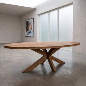 Tafel Eettafel Massief Hout 2,62 m x 1,21 m