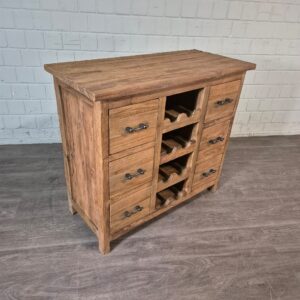 Wijnkast Dressoir Teak 1,00 m