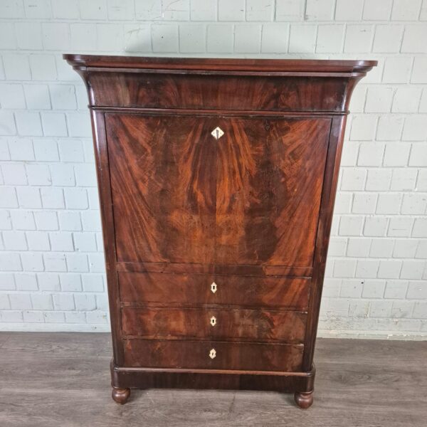 Secretaire Biedermeier 1840 Mahonie