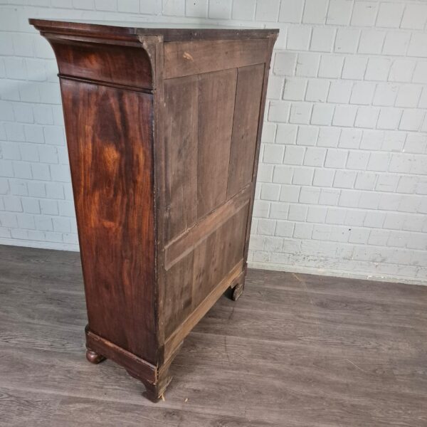 Secretaire Biedermeier 1840 Mahonie - Afbeelding 11