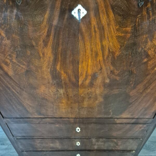 Secretaire Biedermeier 1840 Mahonie - Afbeelding 3