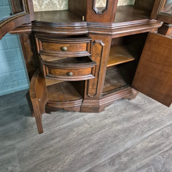 Vitrine Kast Neo-barok Noten1,90 m - Afbeelding 17