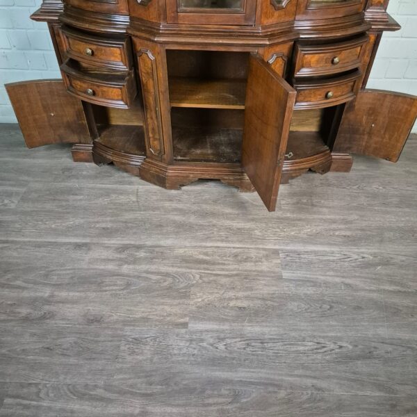 Vitrine Kast Neo-barok Noten1,90 m - Afbeelding 16