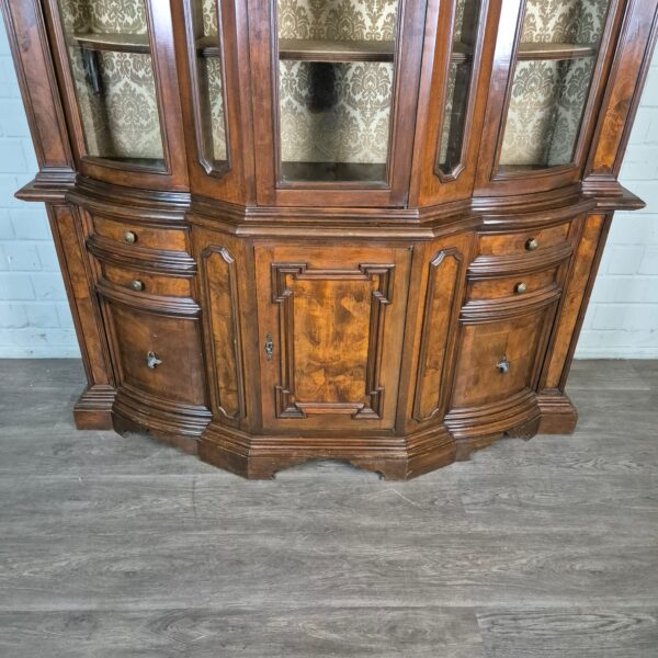 Vitrine Kast Neo-barok Noten1,90 m - Afbeelding 6