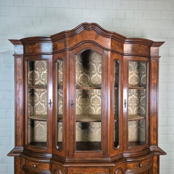 Vitrine Kast Neo-barok Noten1,90 m - Afbeelding 5