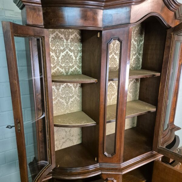 Vitrine Kast Neo-barok Noten1,90 m - Afbeelding 13