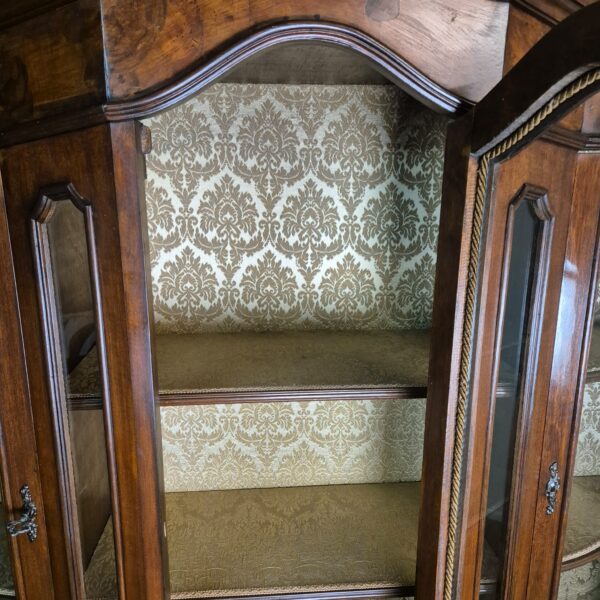Vitrine Kast Neo-barok Noten1,90 m - Afbeelding 14