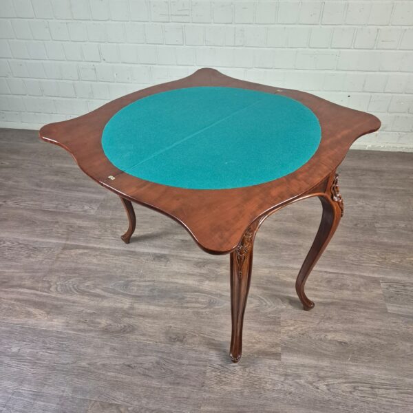 Klaptafel Speeltafel Biedermeier 1850 Mahonie - Afbeelding 9