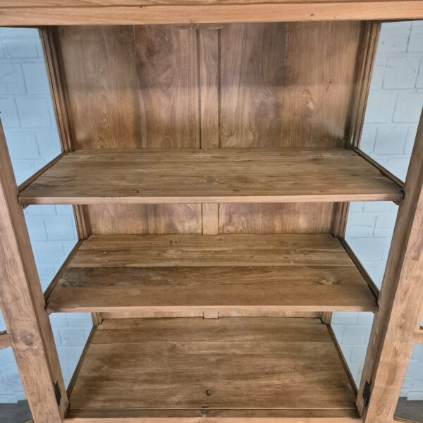 Vitrine Boekenkast Teak 1,00 m - Afbeelding 14