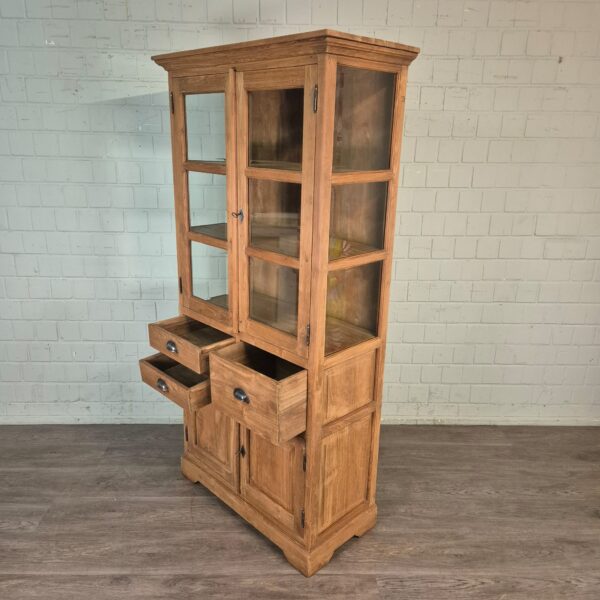 Vitrine Boekenkast Teak 1,00 m - Afbeelding 16