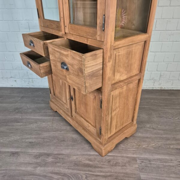 Vitrine Boekenkast Teak 1,00 m - Afbeelding 17