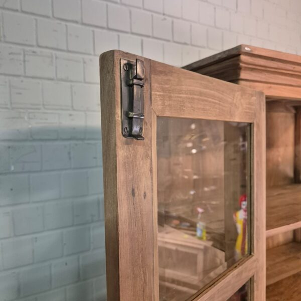 Vitrine Boekenkast Teak 1,00 m - Afbeelding 13