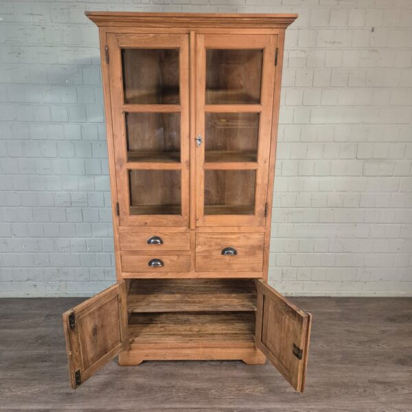 Vitrine Boekenkast Teak 1,00 m - Afbeelding 19