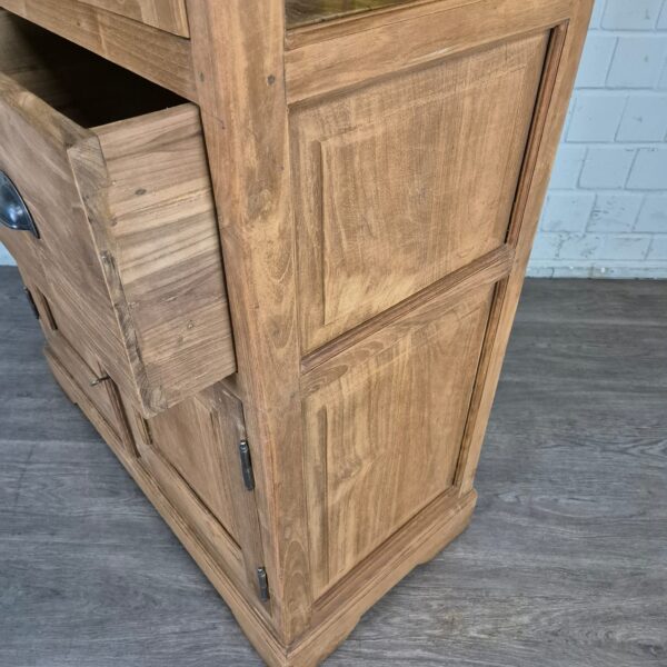 Vitrine Boekenkast Teak 1,00 m - Afbeelding 18