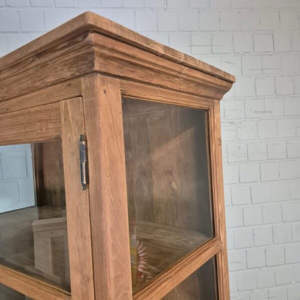 Vitrine Boekenkast Teak 1,00 m - Afbeelding 9