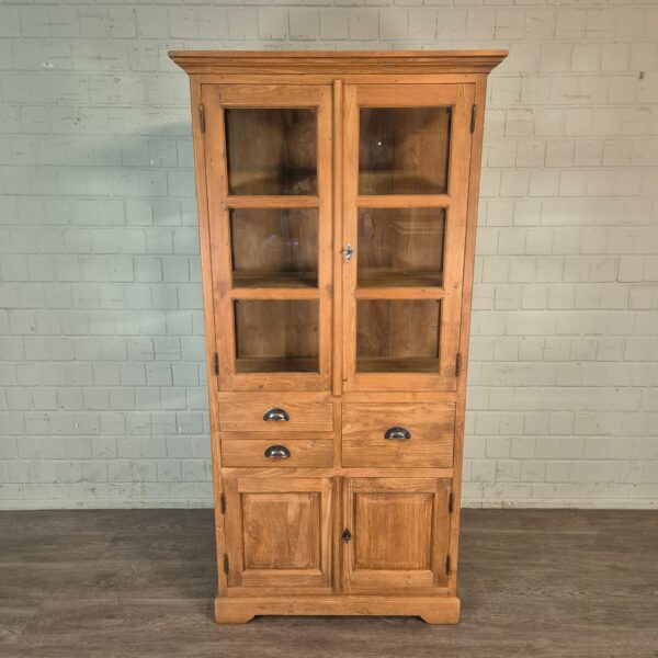 Vitrine Boekenkast Teak 1,00 m - Afbeelding 2