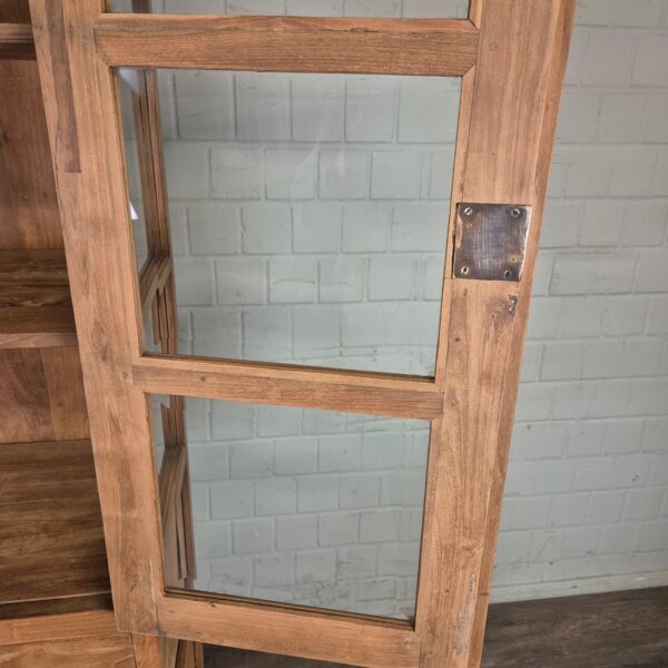 Vitrine Boekenkast Teak 1,00 m - Afbeelding 15