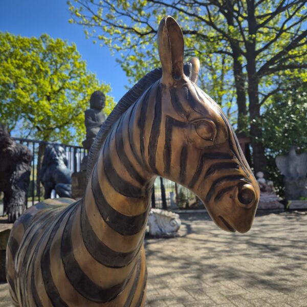 Beeld Decoratie Zebra 1,04 m Brons - Afbeelding 20