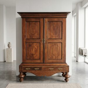 Kast Kledingkast Biedermeier 1820 Mahonie