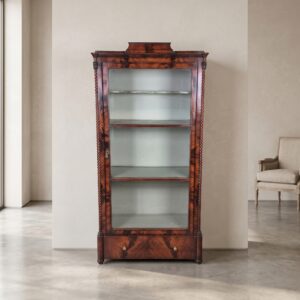 Vitrine Servieskast Biedermeier 1850 Mahonie