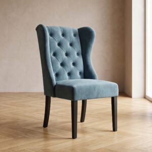 Eetkamerstoel Chesterfield Blauw