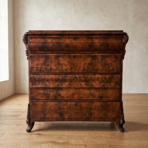 Commode Biedermeier 1850 Mahonie