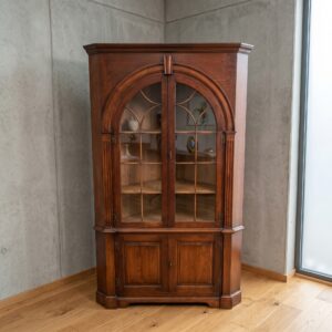 Vitrine Hoekkast Noten 1,28 m