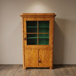 Vitrine Boekenkast Biedermeier 1840 Berken