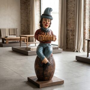 Clown Beeld Massief Hout 0,94 m