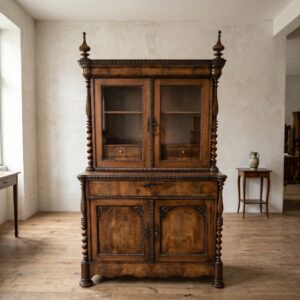 Secretaire Louis Philippe 1860 Mahonie