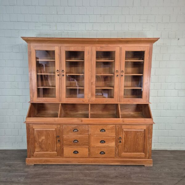 Winkelkast Kruidenierskast Teak 2,15 m - Afbeelding 3