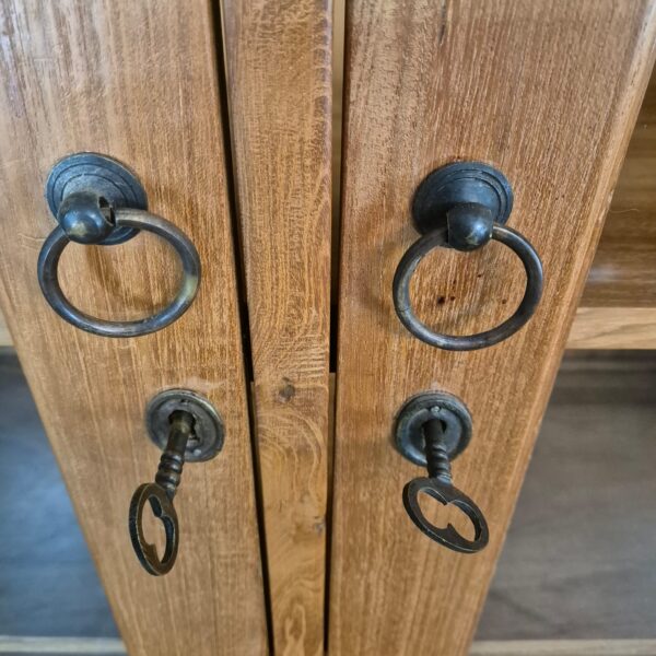 Winkelkast Kruidenierskast Teak 2,15 m - Afbeelding 5