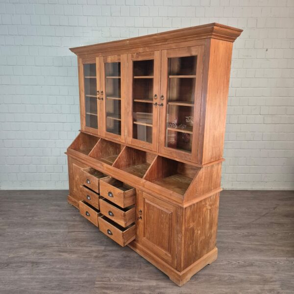 Winkelkast Kruidenierskast Teak 2,15 m - Afbeelding 13