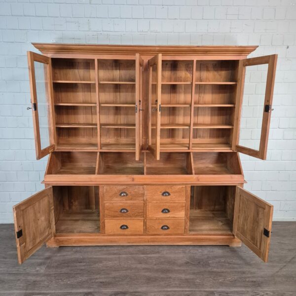 Winkelkast Kruidenierskast Teak 2,15 m - Afbeelding 8