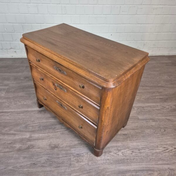 Commode Biedermeier 1850 Eiken - Afbeelding 3