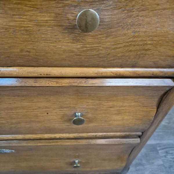 Commode Biedermeier 1850 Eiken - Afbeelding 4