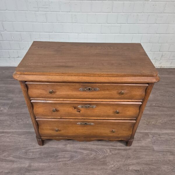 Commode Biedermeier 1850 Eiken - Afbeelding 2