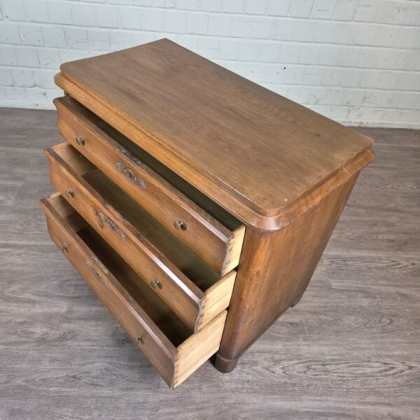 Commode Biedermeier 1850 Eiken - Afbeelding 6