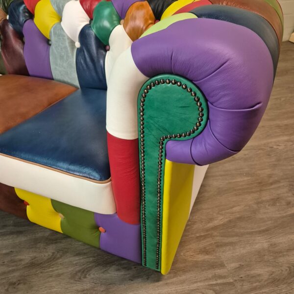 Chesterfield Bank Leder Model Carnaval 2,90 m - Afbeelding 8