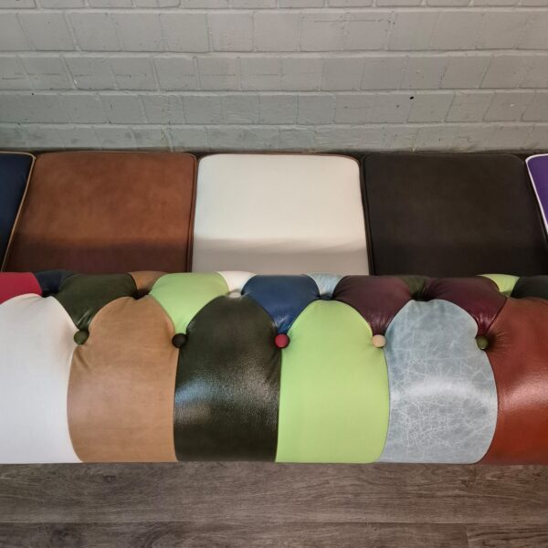 Chesterfield Bank Leder Model Carnaval 2,90 m - Afbeelding 10