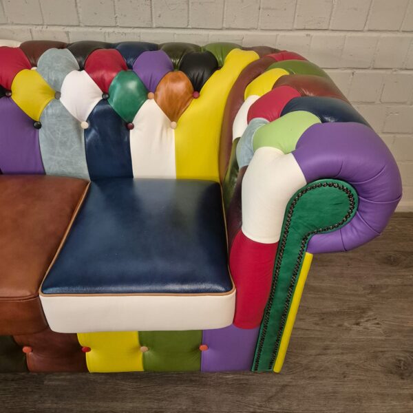 Chesterfield Bank Leder Model Carnaval 2,90 m - Afbeelding 7