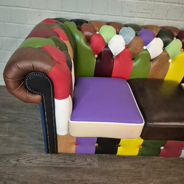 Chesterfield Bank Leder Model Carnaval 2,90 m - Afbeelding 4