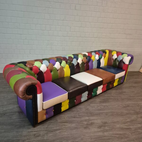Chesterfield Bank Leder Model Carnaval 2,90 m