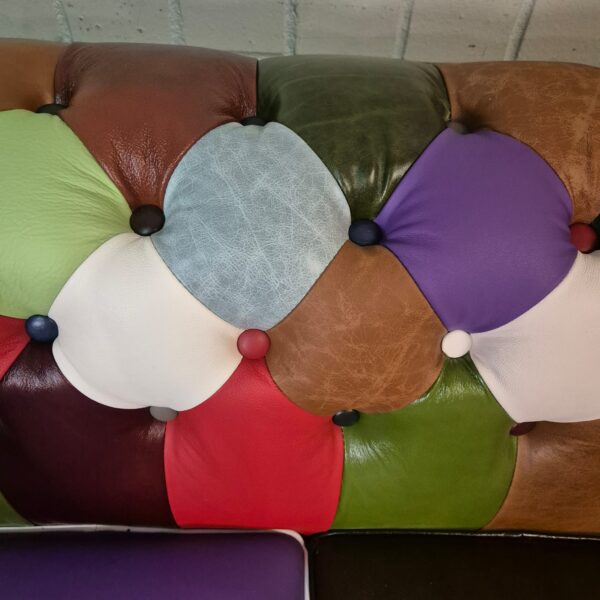Chesterfield Bank Leder Model Carnaval 2,90 m - Afbeelding 5
