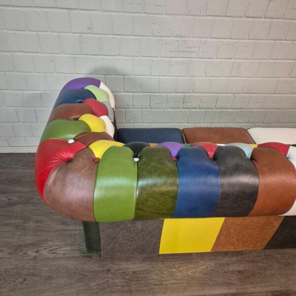 Chesterfield Bank Leder Model Carnaval 2,90 m - Afbeelding 9