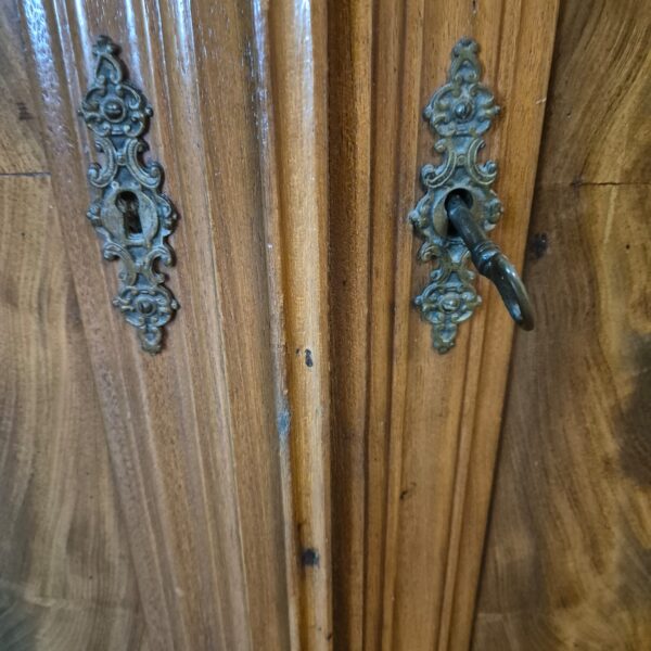 Kast Kledingkast Louis Philippe 1860 Mahonie - Afbeelding 9